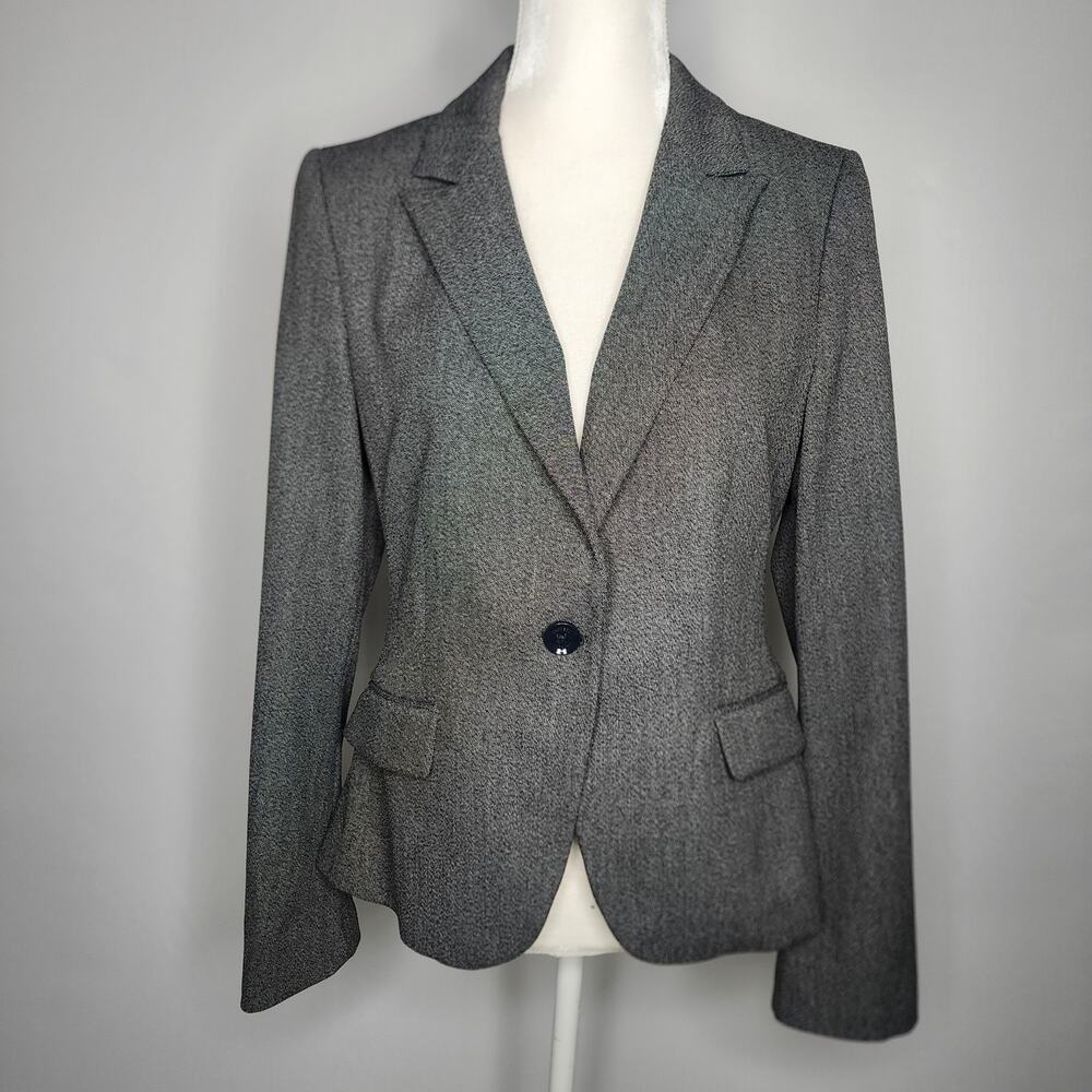 Express Black Gray Blazer Jacket Women's Size 10